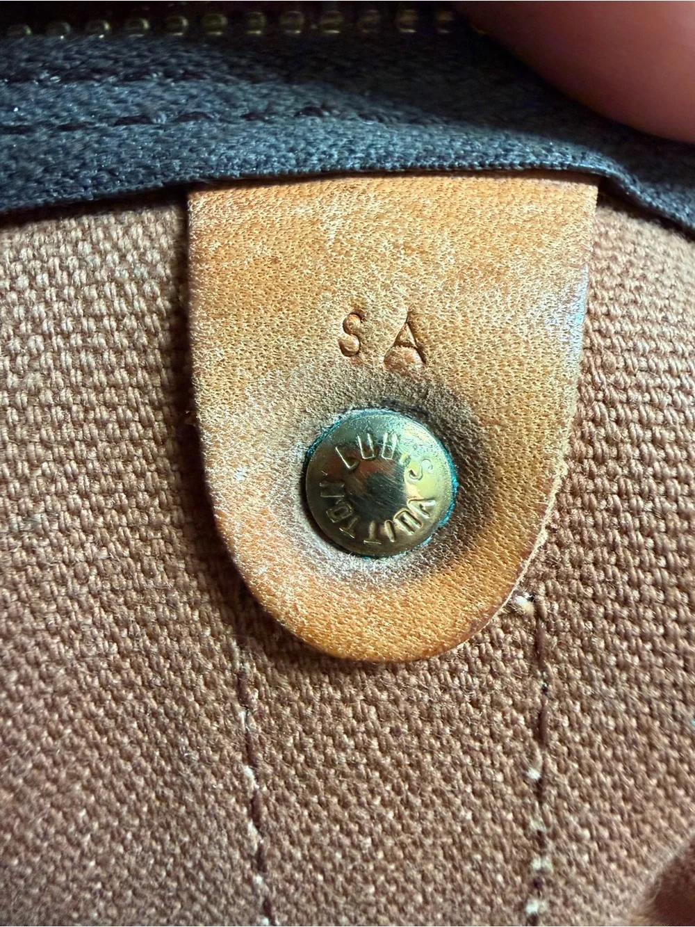 Louis Vuitton Monogram Canvas Keepall-Style 45 Travel Bag in Brown